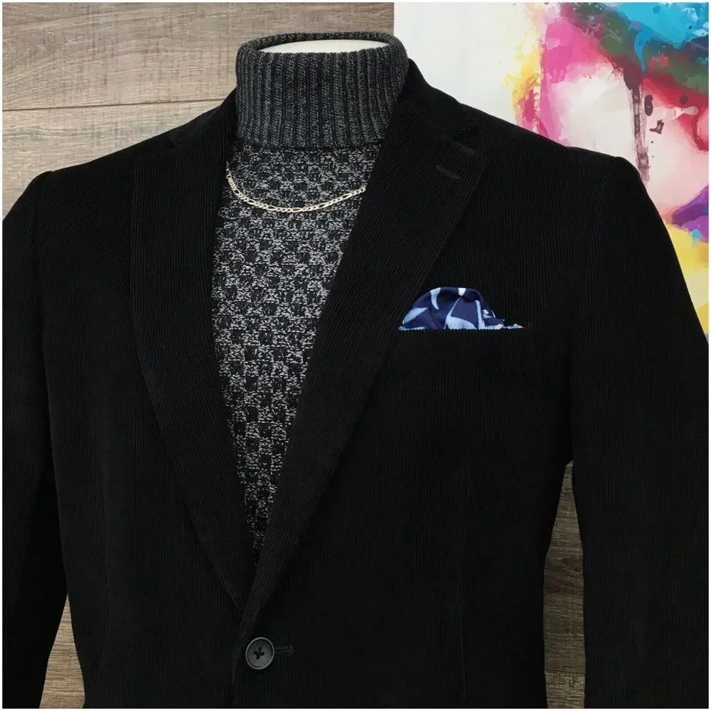 Dockers Mens Blazer Sport‎ Coat Two Button Casual Jacket Size 42L Corduroy Suits
